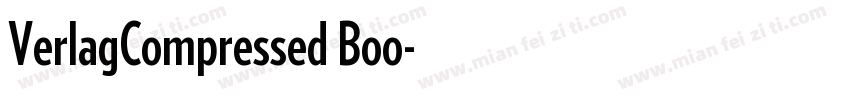 VerlagCompressed Boo字体转换